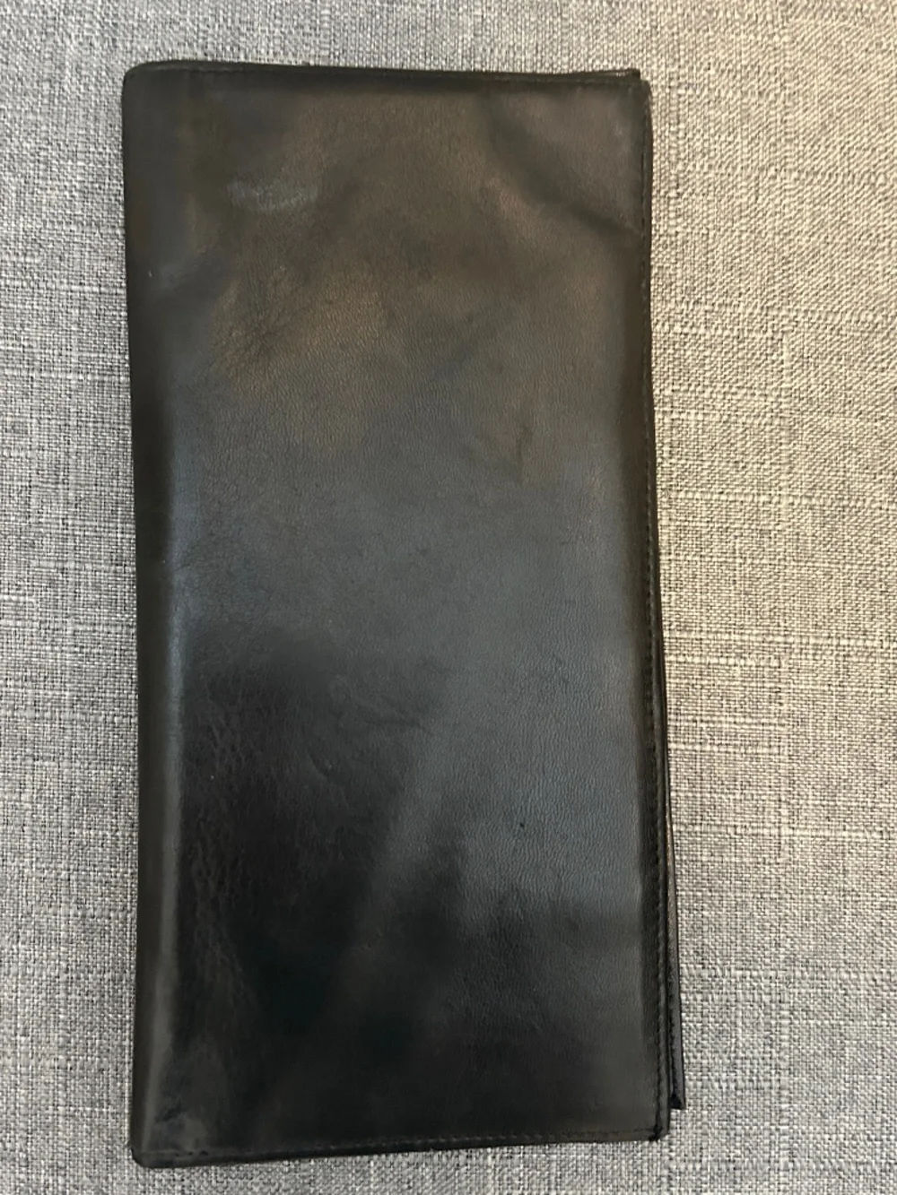 Lodis Black Leather Travel Organizer Wallet